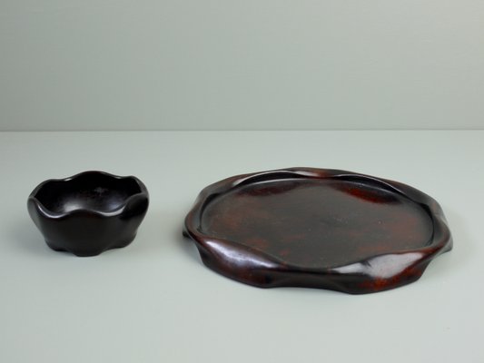 Dutch Dish and Platter by Frits Schutte, 1920s, Set of 2-MB-847970