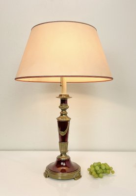 Dutch Empire Table Lamp from Kullmann, 1970s-WZZ-1785166