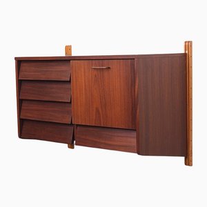 Dutch Hanging Wall Cabinet in Teak, 1960s-GCG-1273908