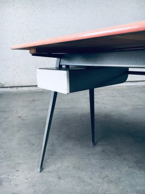 Dutch Industrial Desk attributed to Wim Rietveld for Ahrend De Cirkel, Netherlands, 1950s-RQV-1707085