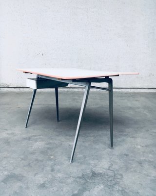 Dutch Industrial Desk attributed to Wim Rietveld for Ahrend De Cirkel, Netherlands, 1950s-RQV-1707085