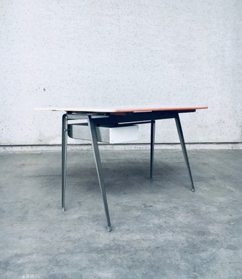 Dutch Industrial Desk attributed to Wim Rietveld for Ahrend De Cirkel, Netherlands, 1950s-RQV-1707085