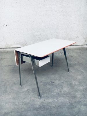 Dutch Industrial Desk attributed to Wim Rietveld for Ahrend De Cirkel, Netherlands, 1950s-RQV-1707085