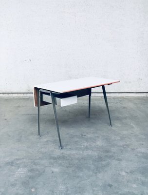 Dutch Industrial Desk attributed to Wim Rietveld for Ahrend De Cirkel, Netherlands, 1950s-RQV-1707085