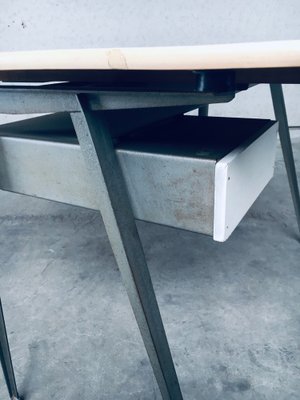 Dutch Industrial Desk attributed to Wim Rietveld for Ahrend De Cirkel, Netherlands, 1950s-RQV-1707085