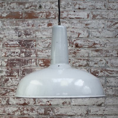 Dutch Industrial Enamel Factory Pendant Light from Philips-BLS-1725534