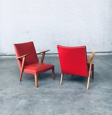 Dutch Lounge Chairs, 1950s, Set of 2-RQV-1707073