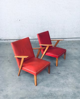 Dutch Lounge Chairs, 1950s, Set of 2-RQV-1707073