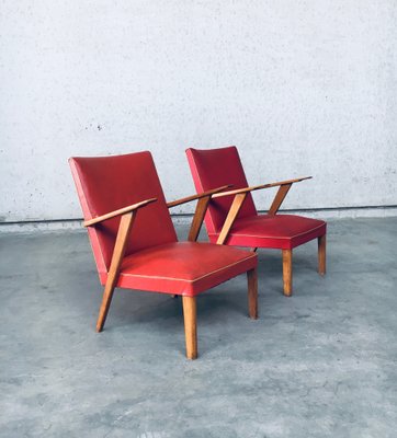 Dutch Lounge Chairs, 1950s, Set of 2-RQV-1707073