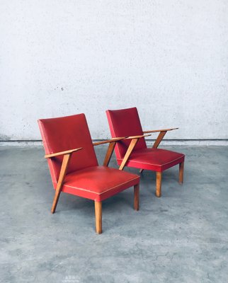 Dutch Lounge Chairs, 1950s, Set of 2-RQV-1707073