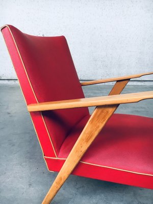 Dutch Lounge Chairs, 1950s, Set of 2-RQV-1707073