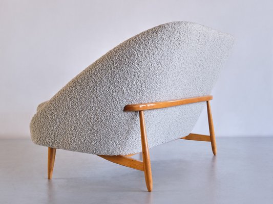 Dutch Model 115 Sofa in Dedar Bouclé and Bech by Theo Ruth for Artifort, 1958-FMT-1373028