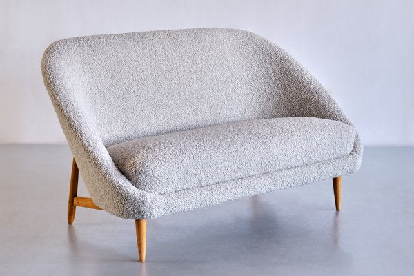 Dutch Model 115 Sofa in Dedar Bouclé and Bech by Theo Ruth for Artifort, 1958-FMT-1373028