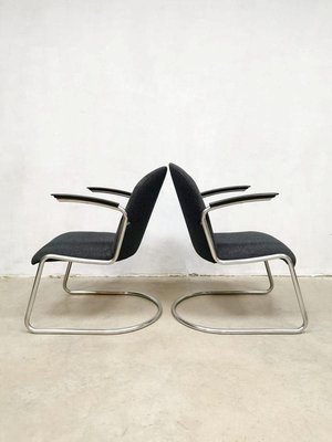 Dutch Nr. 413 Armchairs by Willem Hendrik Gispen for Gispen, 1930s, Set of 2-BW-699460