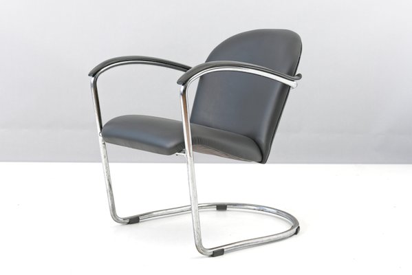 Dutch Nr. 414 Cantilever Armchair by Willem Hendrik Gispen for Gispen, 1930s-LOB-673658