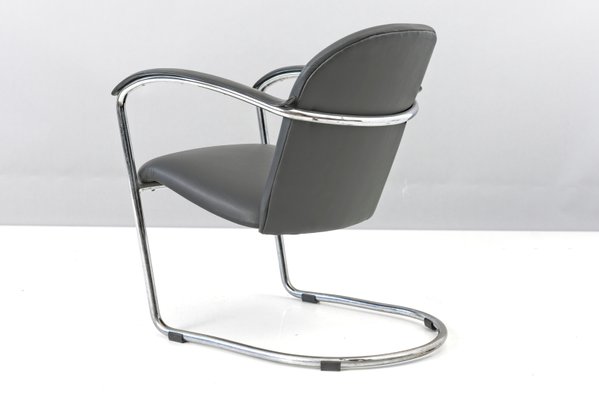 Dutch Nr. 414 Cantilever Armchair by Willem Hendrik Gispen for Gispen, 1930s-LOB-673658