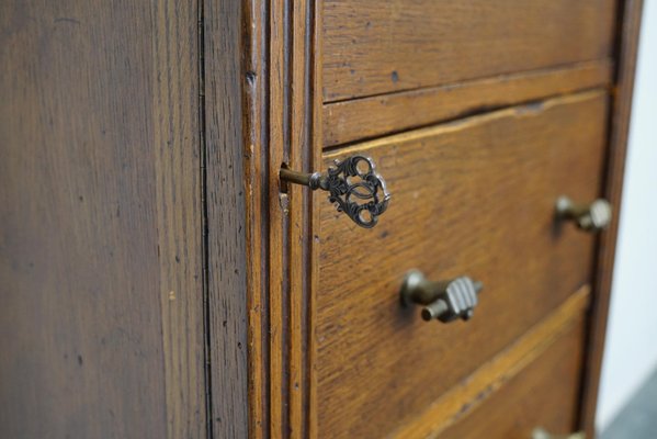 Dutch Oak Apothecary Cabinet, Mid-20th Century-XO-858924