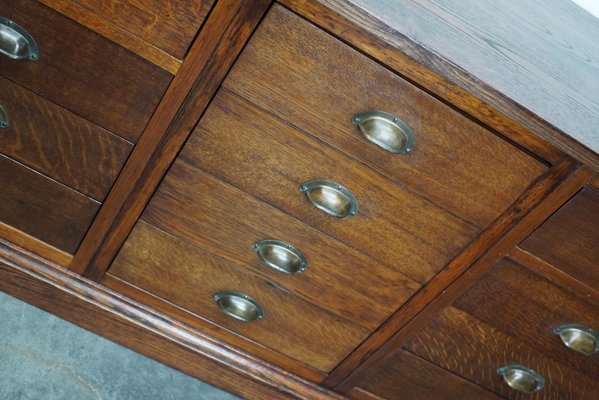 Dutch Oak Filing Cabinet, 1930s-XO-1420119