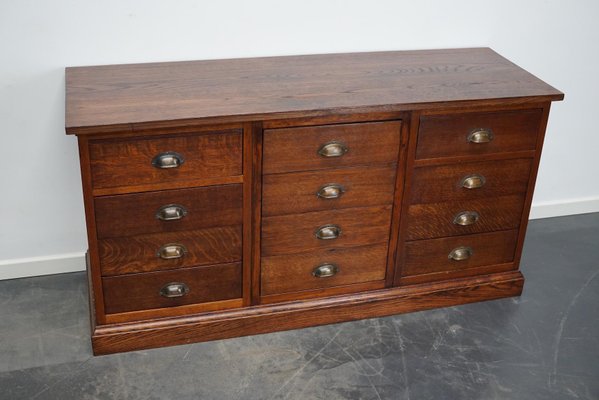 Dutch Oak Filing Cabinet, 1930s-XO-1420119