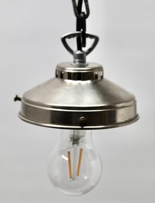 Dutch Pendant Lamp with Opaline Shade, 1930s-MJY-1148781