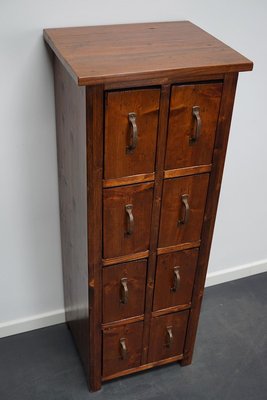 Dutch Pine Industrial Apothecary or Workshop Cabinet, 1930s-XO-894648