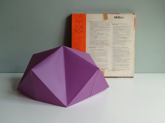 Dutch Plastic Atlas 24 Ceiling Wall Lamp by Woja, 1960s-UKG-1315085