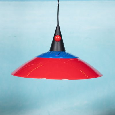 Dutch Postmodern Hanging Lamp in Bright Colors, 1980s-HGA-1080949