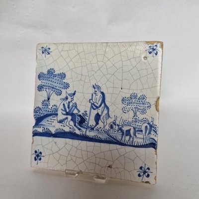 Dutch Satyr Tile from Delft, 1650s-BXK-2026740