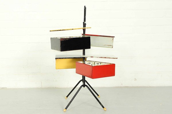 Dutch Sewing Box by Joost Teders for Metalux, 1950s-ZA-1259801