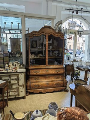 Dutch Showcase with Floral Inlays, 1700s-ZFY-1719912