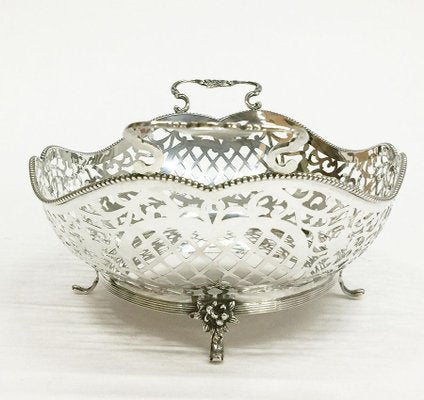 Dutch Silver Bread Basket from J. Krins Schoonhoven, 1967-UCH-1224841