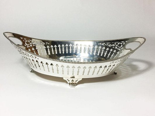 Dutch Silver Bread Basket from Van Kempen and Zonen, 1894-UCH-1224963