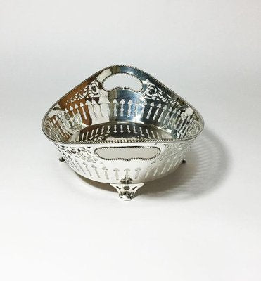 Dutch Silver Bread Basket from Van Kempen and Zonen, 1894-UCH-1224963