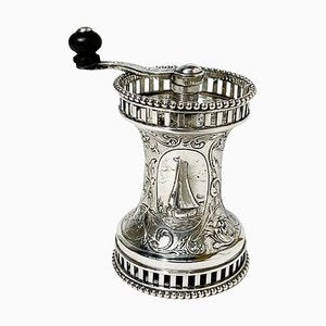 Dutch Silver Pepper Mill from Vos & Co, 1900s-UCH-1224408