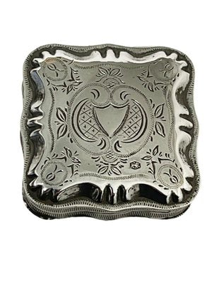 Dutch Silver Peppermint Boxes, Set of 3-UCH-1224207