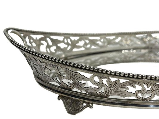 Dutch Silver Tray by W. Brehm, 1920s-UCH-1375353