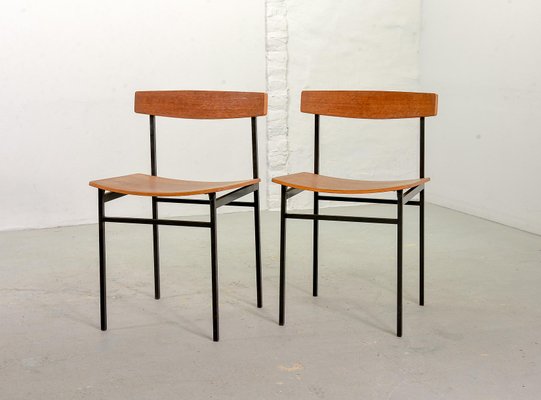 Dutch Teak Dining Chairs by Martin Visser, 1960s, Set of 2-IXC-557782