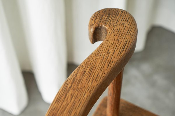 Dutch Vernacular Armchair in Oak by J. R. Hoogezand, 1920s-FEW-2024257