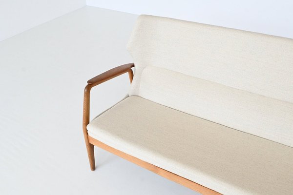 Dutch Wingback Sofa in Cream by A. Madsen & H. Schubell, 1960-BXV-1808127