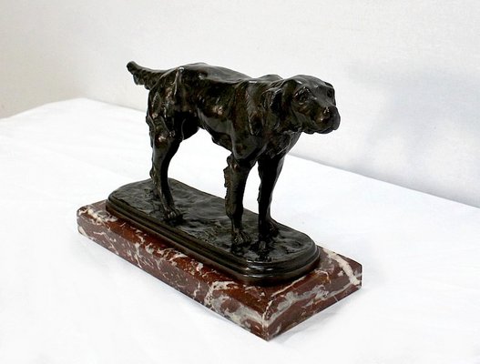 E. De Gaspary, Hunting Dog, Late 19th-Century, Bronze-RVK-1058518