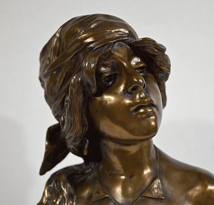 ’E. Villanis, Saïda, 20th-Century, Bronze-RVK-1338968