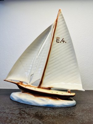 E4 Ceramic Sailing Ship, 1920s-1940s-ZDM-2042883