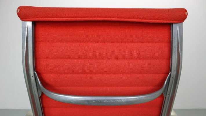 Ea 116 Hopsack Red Office Swivel Armchair by Charles Eames for Vitra, 1989-DT-2026177