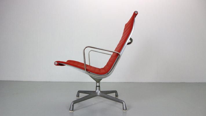 Ea 116 Hopsack Red Office Swivel Armchair by Charles Eames for Vitra, 1989-DT-2026177