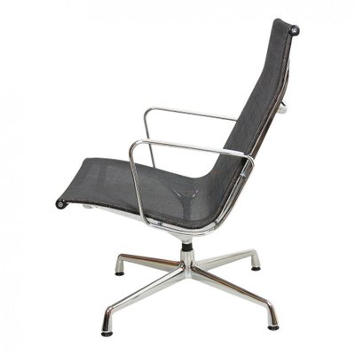 EA-116 Lounge Chair in Black Net by Charles Eames for Vitra, 2000s-MTD-1400555