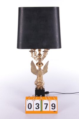 Eagle Guilded Table Lamps by Jacques Charles for Maison Charles, Set of 3-EZZ-1250335