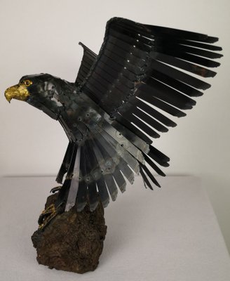 Eagle Sculpture by J. van den Heuvel-ELB-686318