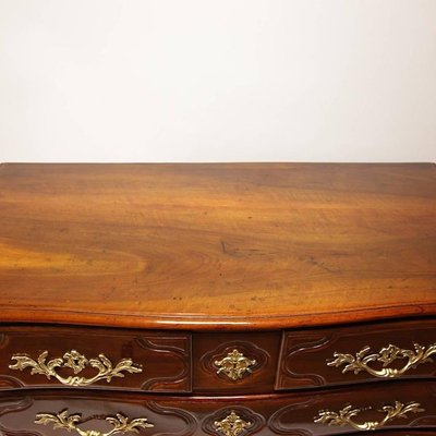 Early-18th Century French Regency Walnut & Gilt Bronze Commode-KMT-726886