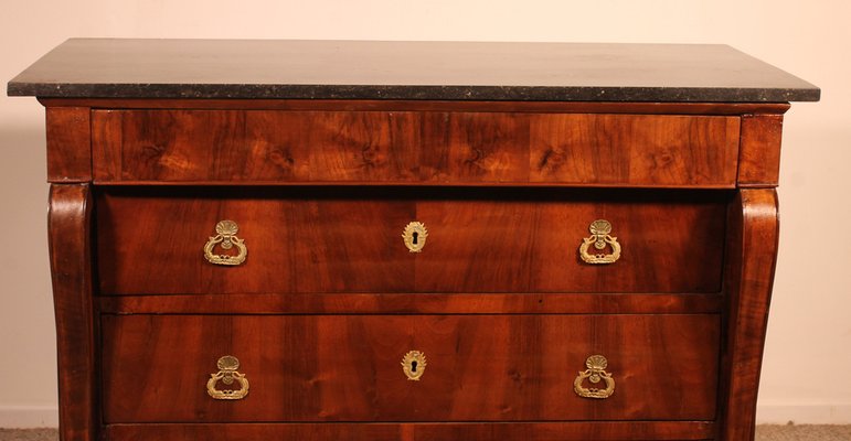 Early 19 Century French Chest of Drawers in Walnut-HPU-1752203