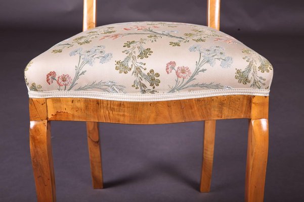 Early 19th Century Biedermeier Curved Chairs, Set of 3-FLW-1402329